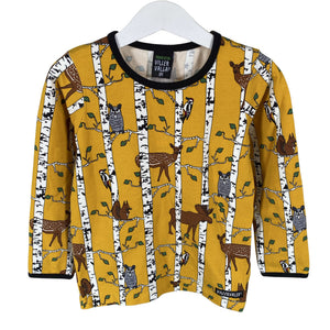 Unisex Villervalla - Trikoopaita, koko 98 - 104 - Keltainen (1)