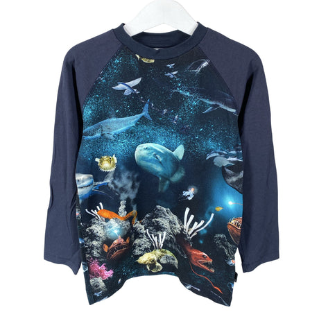 Unisex Molo Kids - Trikoopaita, koko 110 - 116 - Sininen ()