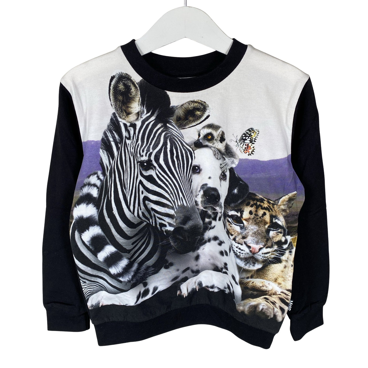 Unisex Molo Kids - Trikoopaita, koko 104 - 110 - Musta (1)