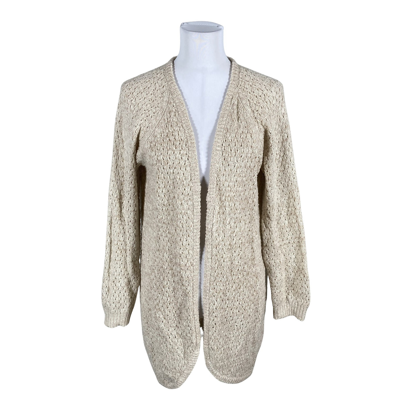 Naisten Ichi - Neuletakki, koko 38 - Beige (1)