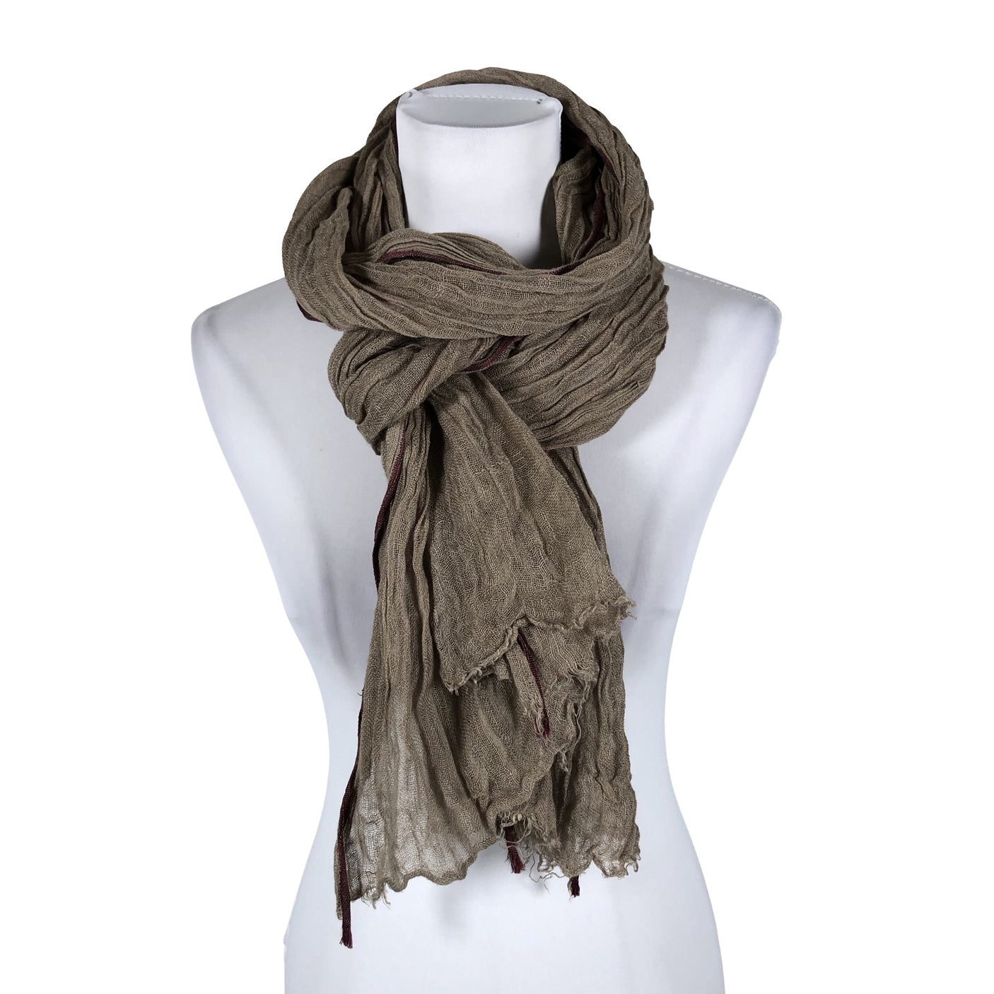 Naisten Gudrun Sjöden - Huivi, koko Maxi - Beige (1)