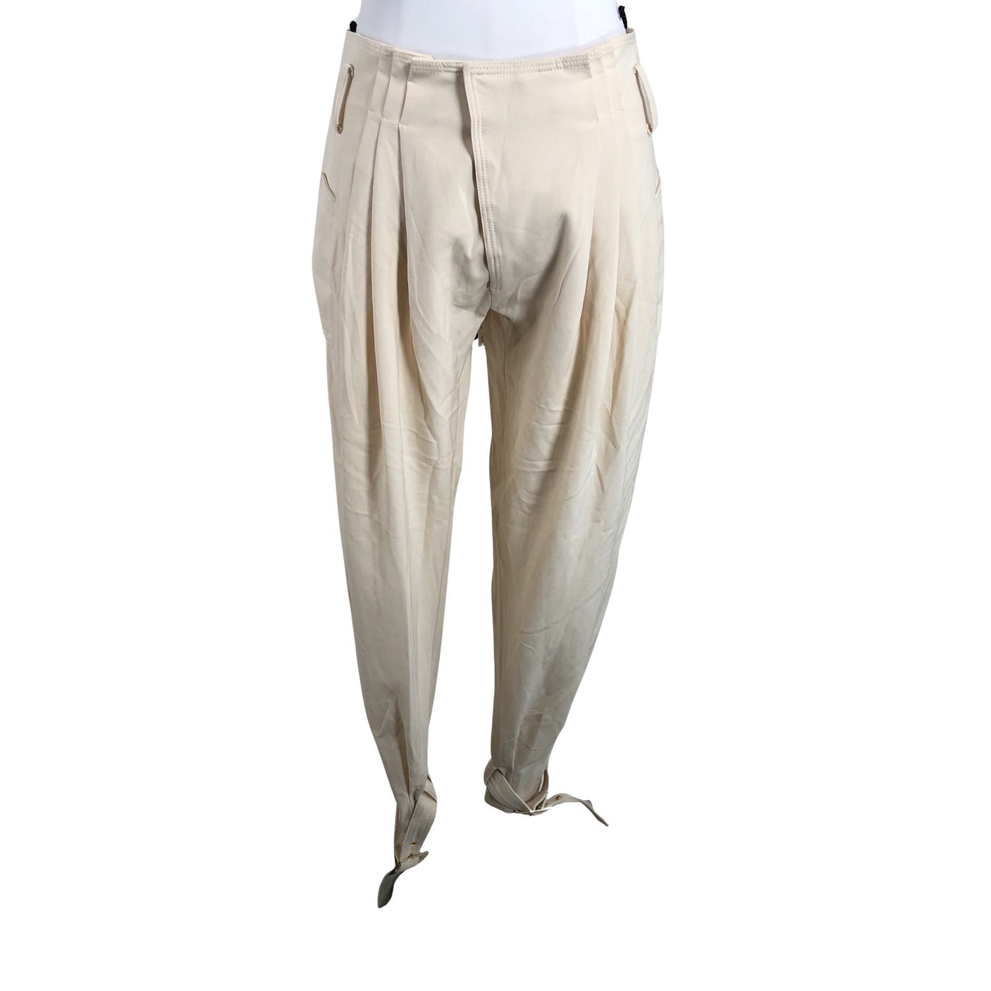 Naisten Elisabetta Franchi - Kangashousut, koko 40 - Beige (1)