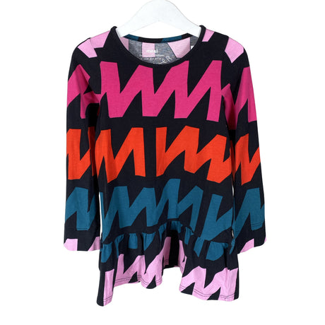 Tyttöjen me&i - Trikoomekko, koko 122 - 128 - Musta ()