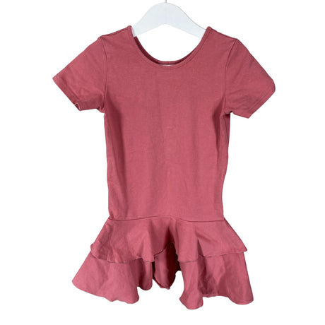 Tyttöjen Gugguu - Trikoomekko, koko 122 - 128 - Vaaleanpunainen ()