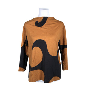Naisten Marimekko - Trikoopaita, koko 38 - Ruskea (1)