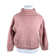 Naisten Handmade - Neulepaita, koko 42 - Vaaleanpunainen ()