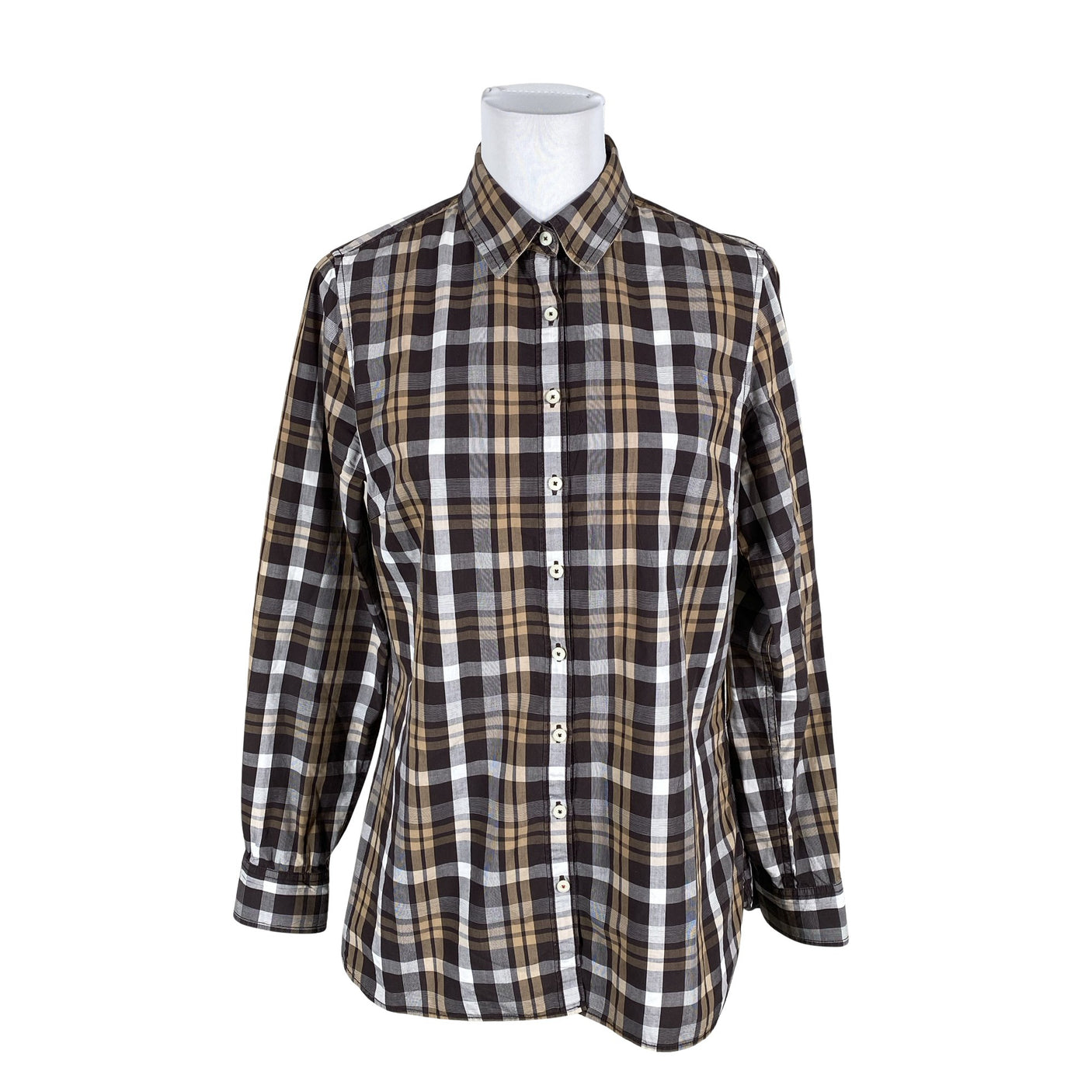 Naisten Tommy Hilfiger - Kauluspaita, koko 36 - Ruskea (1)