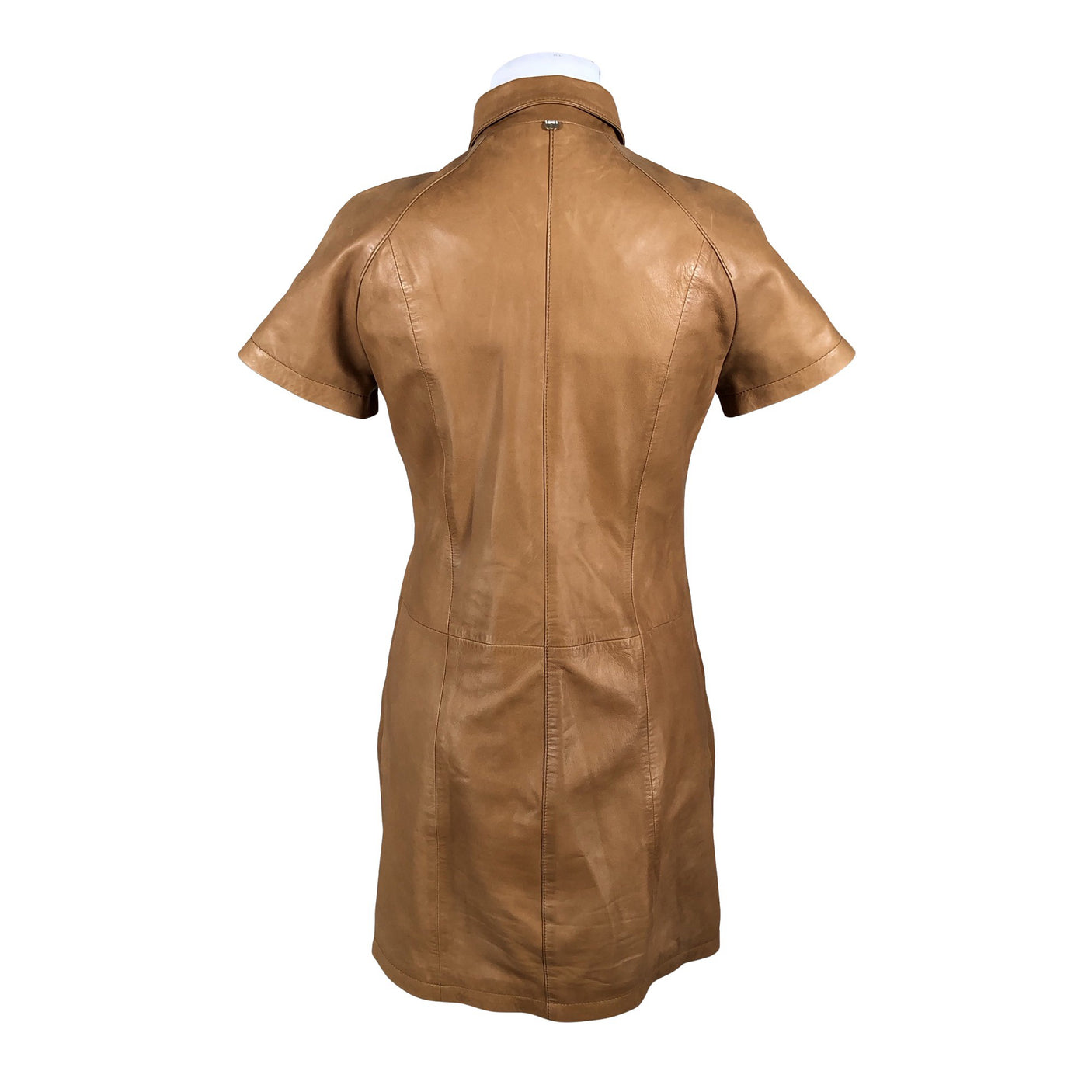 Naisten Massimo Dutti - Kangasmekko, koko 38 - Ruskea (5)