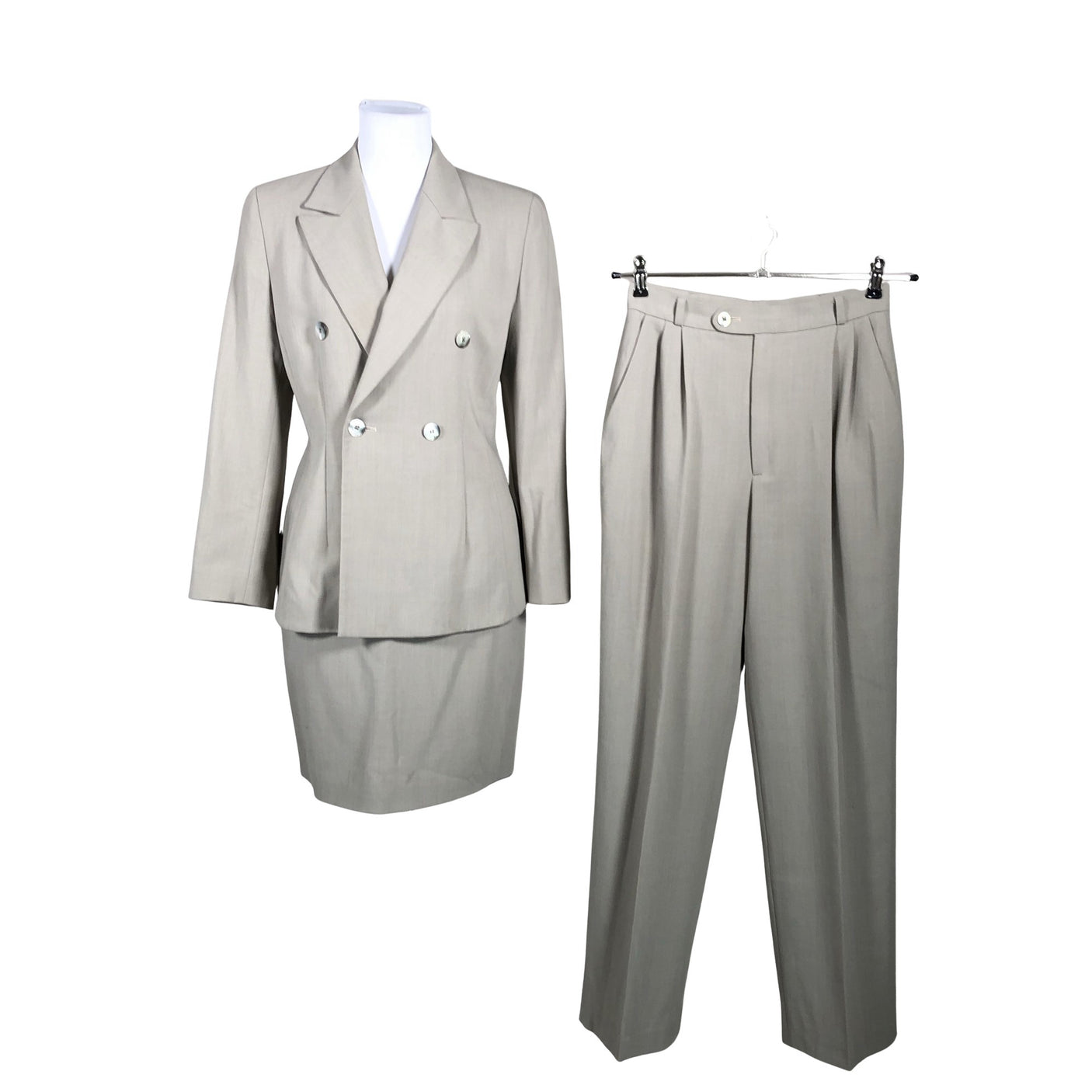 Naisten Ritva Falla - Jakkupuku, koko 36 - Beige (1)