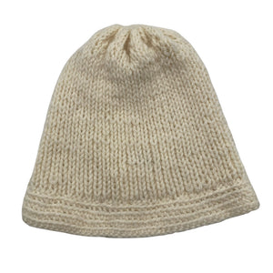 Naisten Handmade - Talvipipo, koko 54 - 56 cm - Luonnonvalkoinen (1)