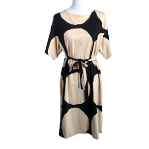 Naisten Marimekko - Trikoomekko, koko 38 - Musta (1)