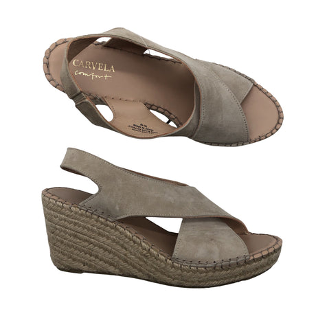 Naisten Carvela - Kiilakorkosandaalit, koko 38 - Beige (2)