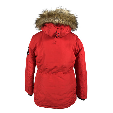 Naisten Superdry - Toppatakki, koko 42 - Punainen (2)