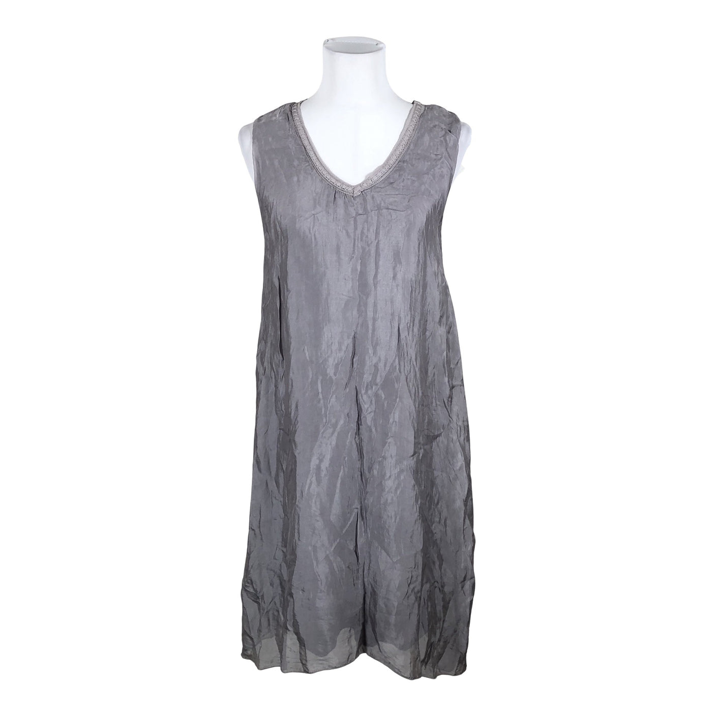 Naisten Anna Justper - Sifonkimekko, koko 40 - Harmaa (2)