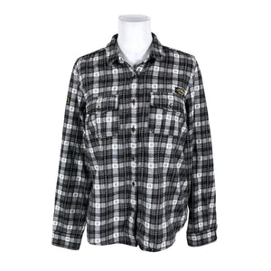 Naisten Superdry - Flanellipaita, koko 42 - Musta (1)