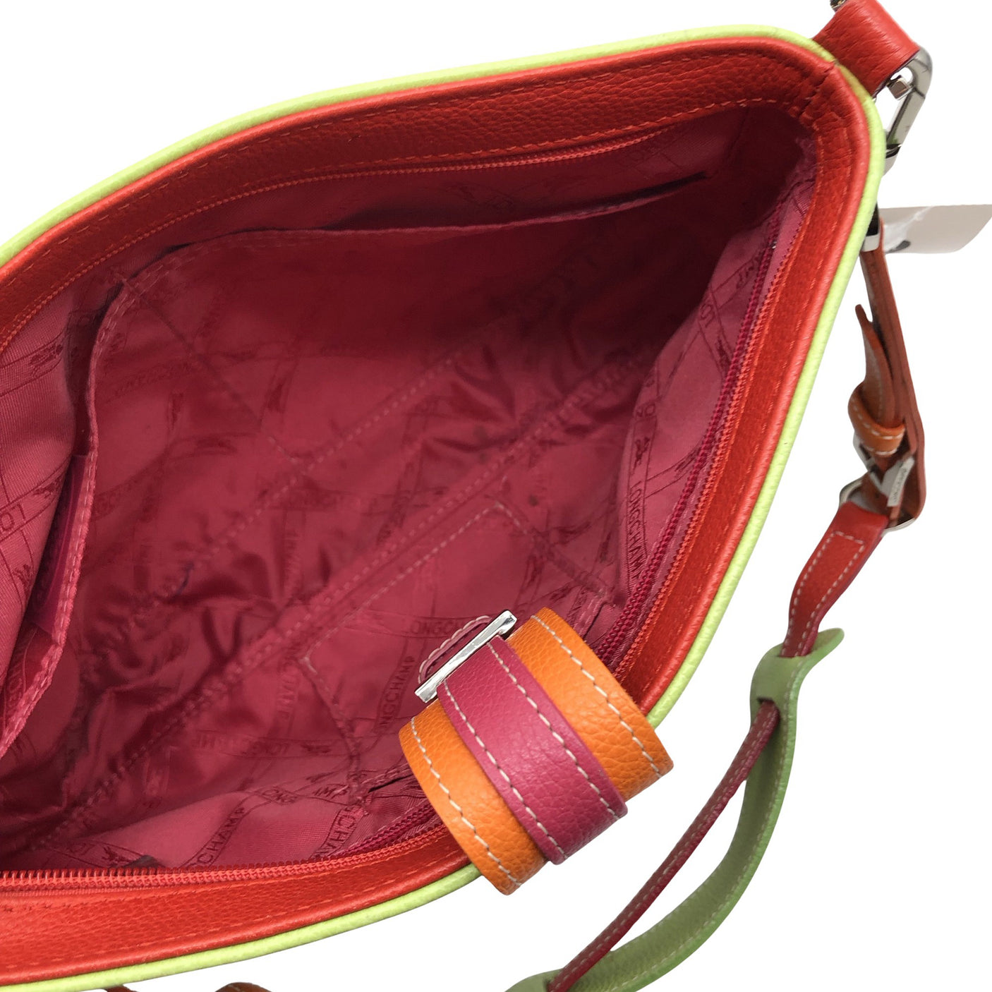 Naisten Longchamp - Käsilaukku, koko Midi - Luonnonvalkoinen (3)
