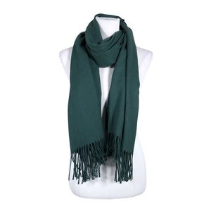 Unisex Cashmere - Huivi, koko Midi - Vihreä (1)