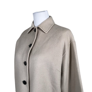 Naisten Ritva Falla - Villakangastakki, koko 34 - Beige (2)