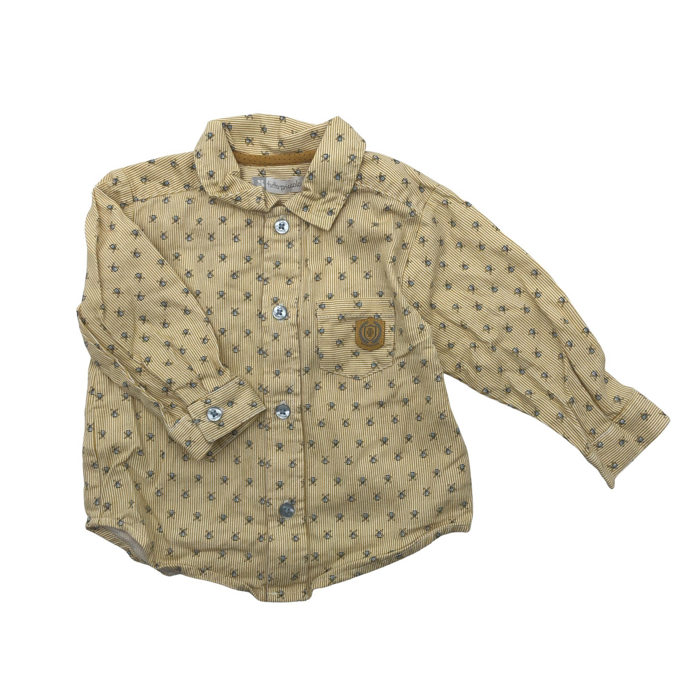 Unisex Tutto Piccolo - Kauluspaita, koko 68 - 74 - Keltainen (2)