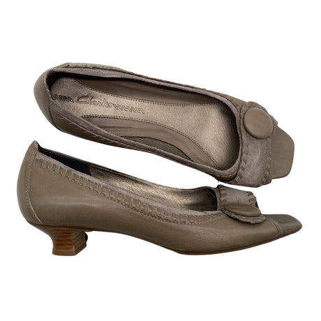 Naisten Clarks - Avokärkiset korkokengät, koko 39 - Ruskea ()