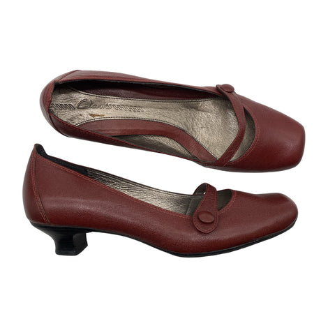 Naisten Clarks - Korkokengät, koko 39 - Viininpunainen ()