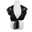 Naisten Bandolera - Juhlabolero, koko 44 - Musta ()