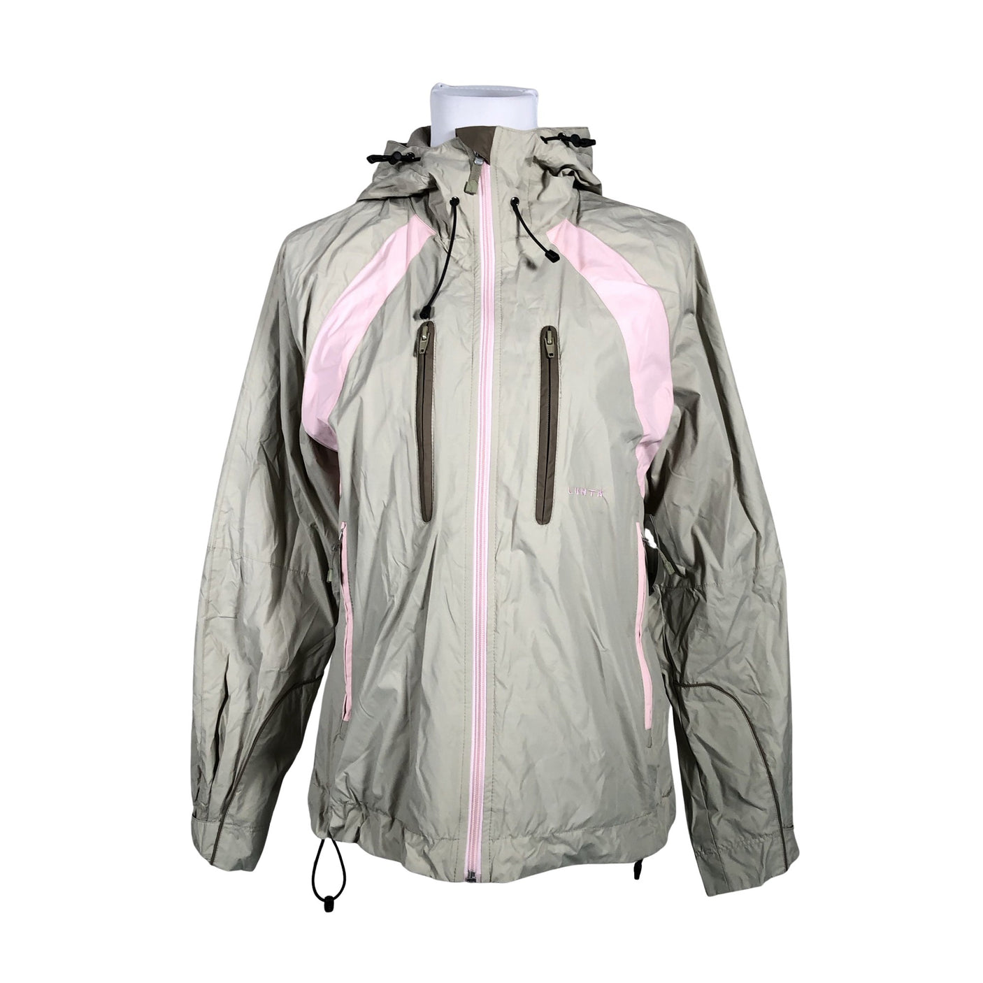 Naisten Luhta - Ulkoilutakki, koko 38 - Beige (1)