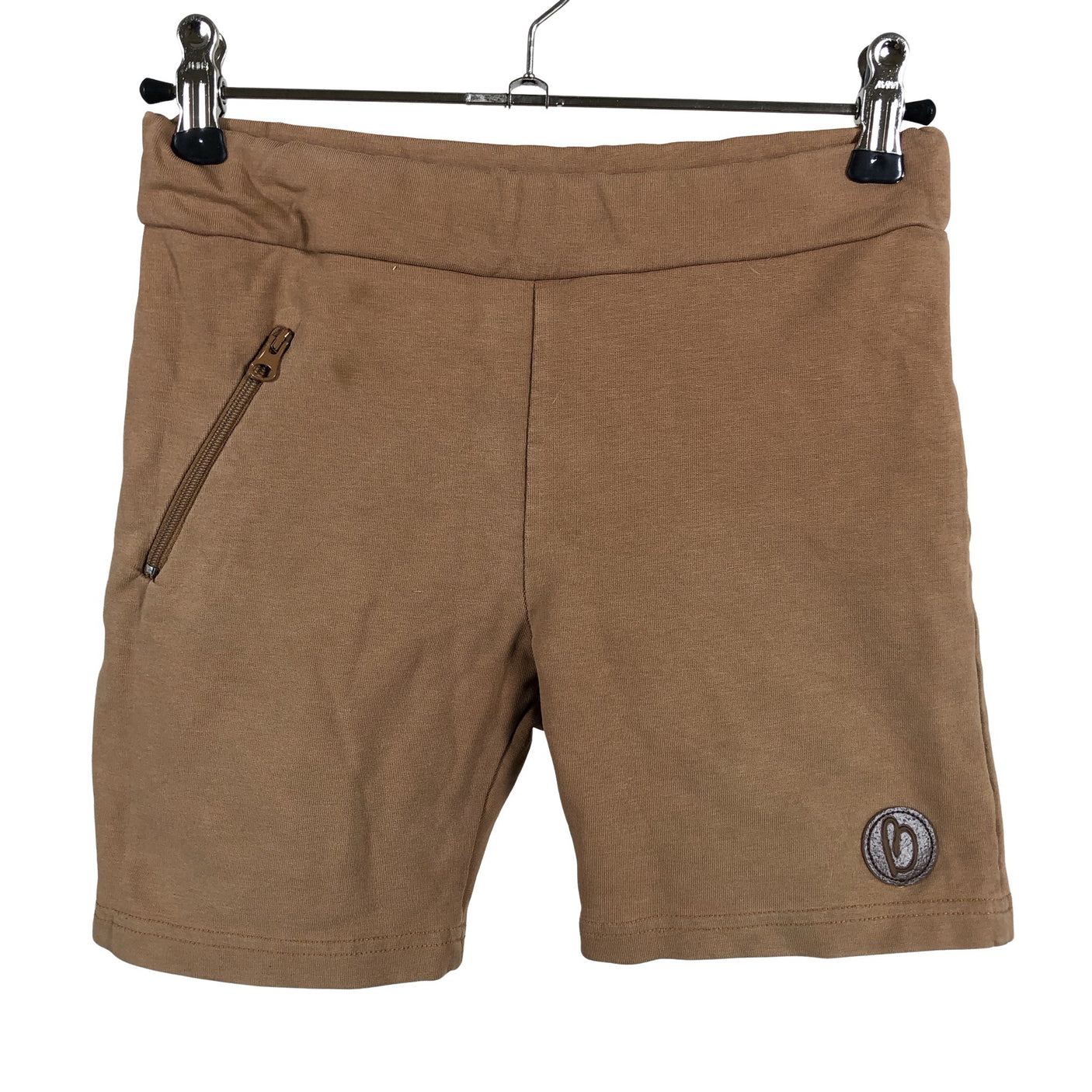 Unisex Blaa - Collegeshortsit, koko 122 - 128 - Ruskea (1)