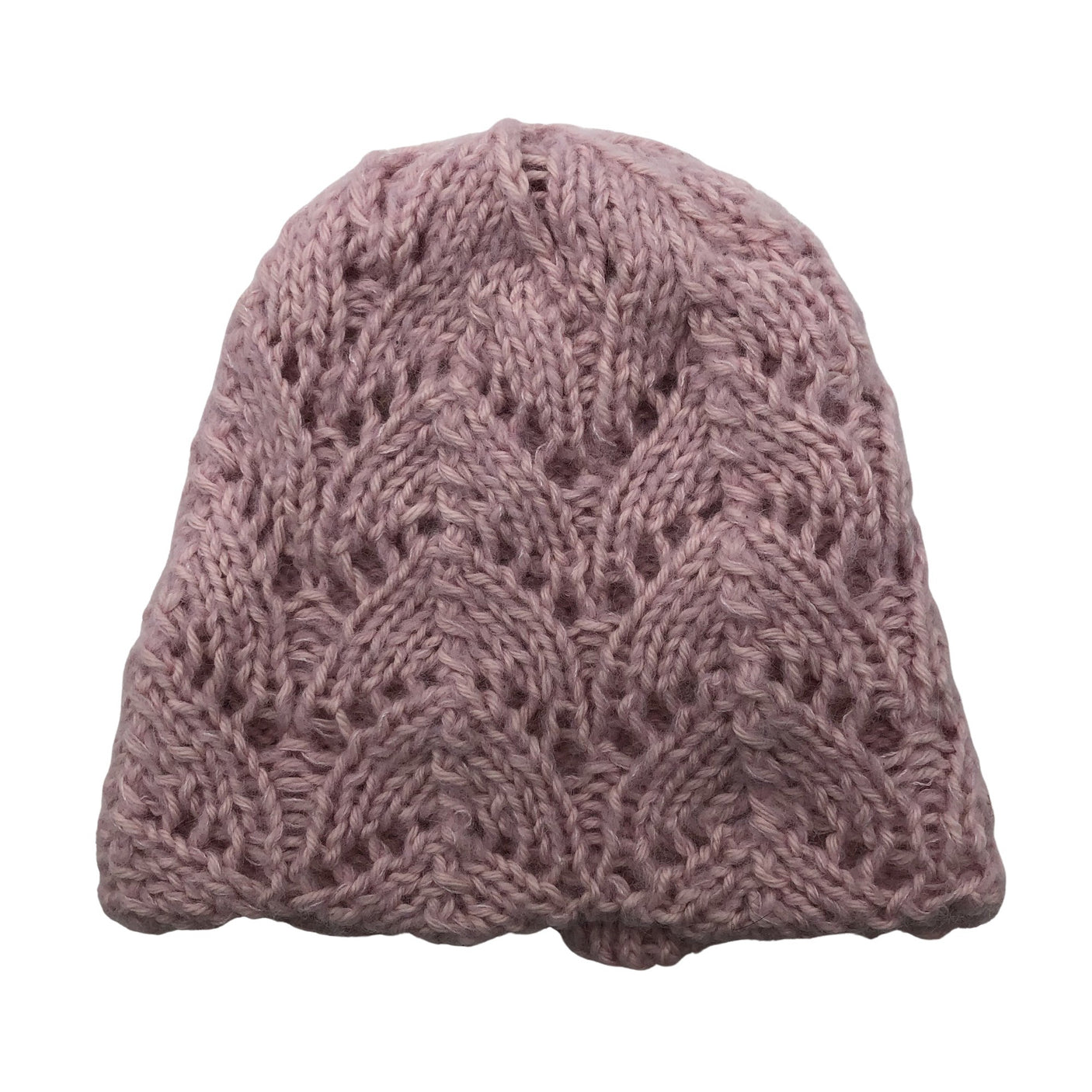 Tyttöjen Handmade - Talvipipo, koko 52 - 54 cm - Vaaleanpunainen (2)