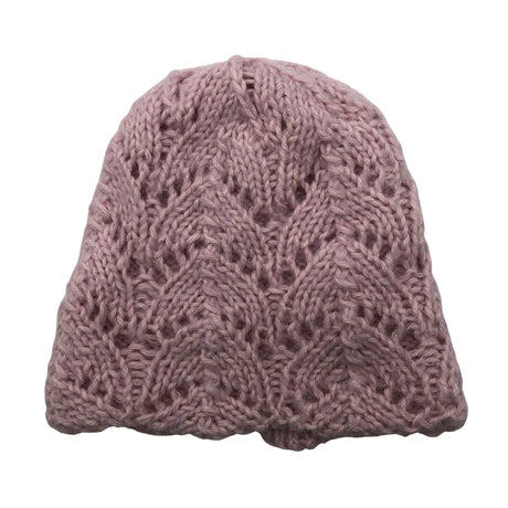 Tyttöjen Handmade - Talvipipo, koko 52 - 54 cm - Vaaleanpunainen (2)