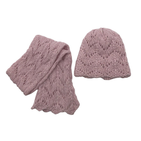 Tyttöjen Handmade - Talvipipo, koko 52 - 54 cm - Vaaleanpunainen ()