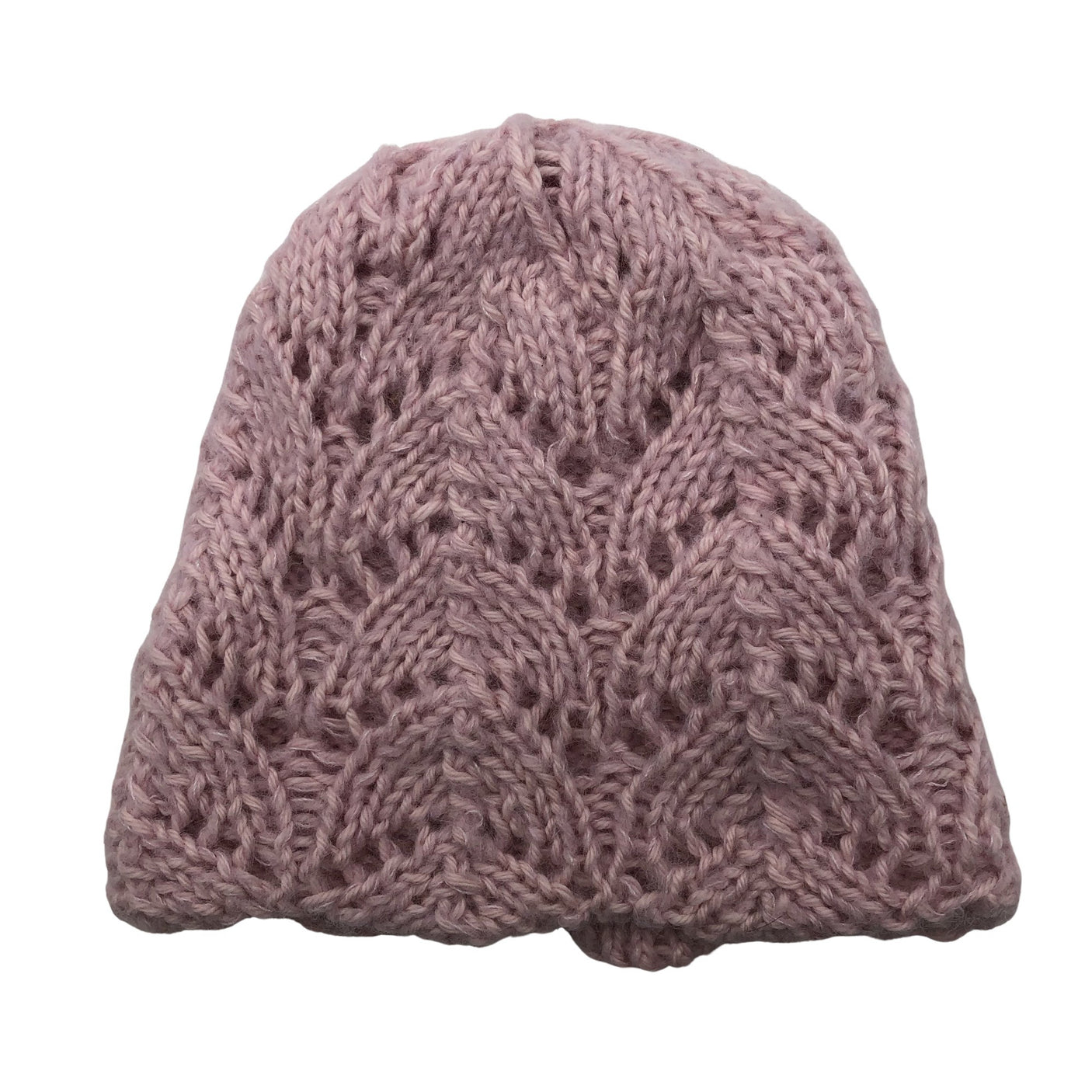 Tyttöjen Handmade - Talvipipo, koko 52 - 54 cm - Vaaleanpunainen (3)