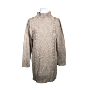 Naisten Happy Holly - Neulemekko, koko 36 - Beige (1)