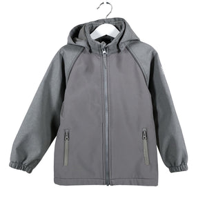 Unisex Name It - Softshell-takki, koko 104 - 110 - Harmaa (1)