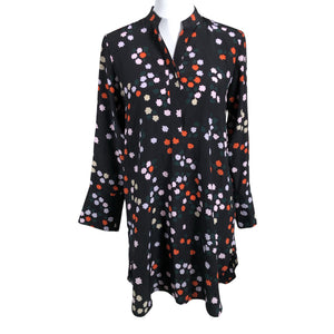 Naisten Marimekko - Sifonkitunika, koko 34 - Musta (1)