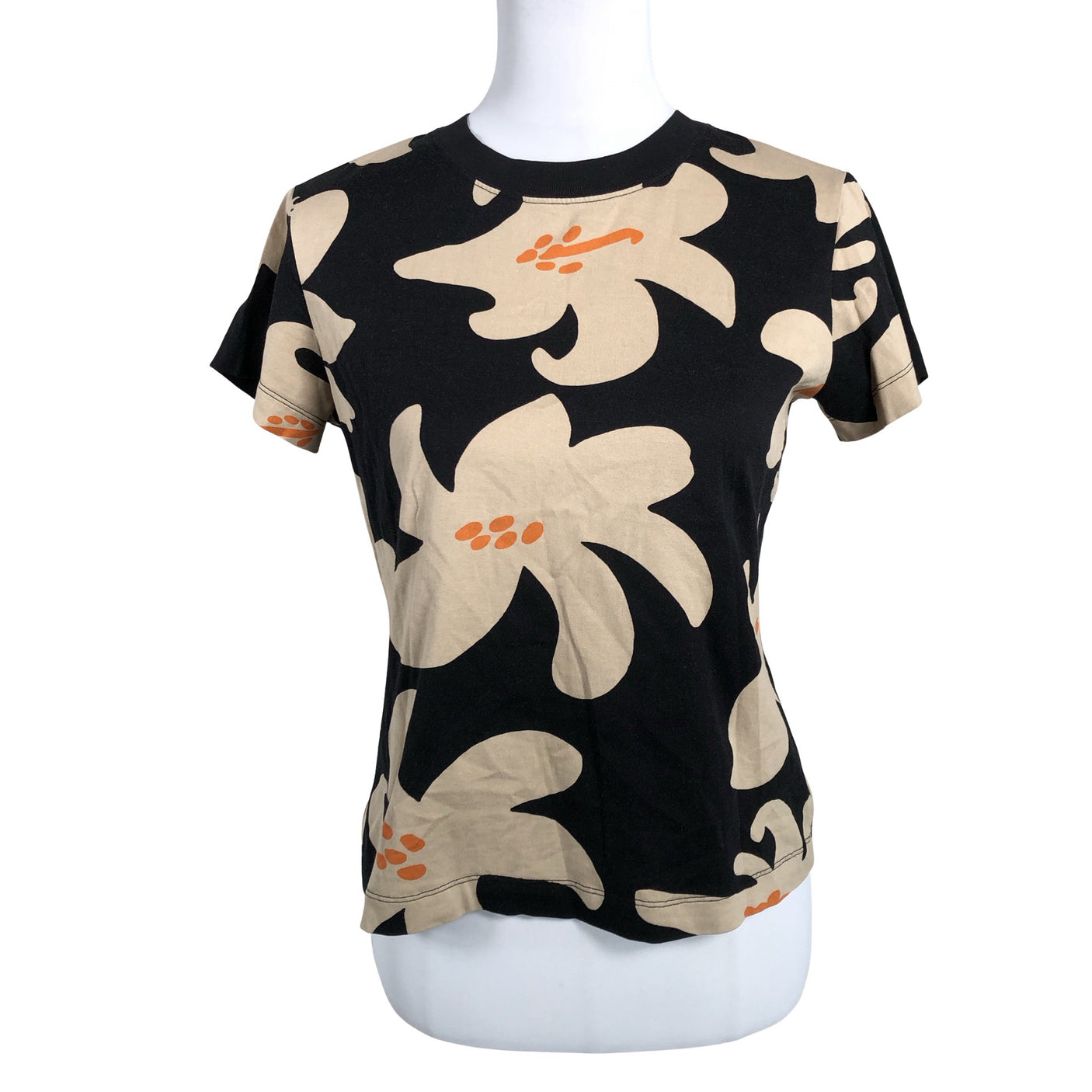 Naisten Marimekko - T-paita, koko 36 - Musta (1)