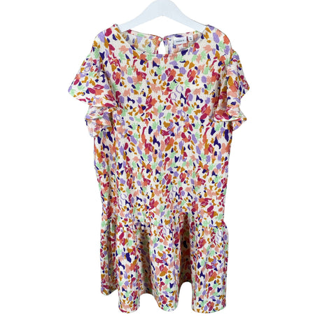 Tyttöjen Name It - Kangasmekko, koko 140 - 146 - Luonnonvalkoinen ()