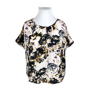 Naisten Oxmo - Lyhythihainen pusero, koko 42 - Beige (2)