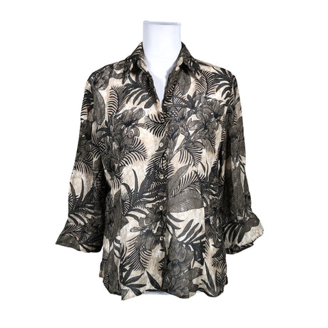 Naisten Gerry Weber - Lyhythihainen pusero, koko 40 - Ruskea ()