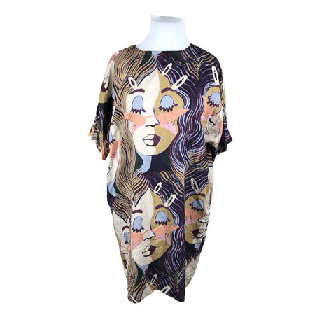 Naisten Vimma - Sifonkimekko, koko One size - Beige ()