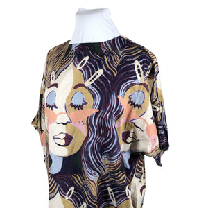 Naisten Vimma - Sifonkimekko, koko One size - Beige (3)