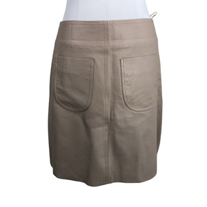Naisten Marimekko - Nahkahame, koko 40 - Beige (1)