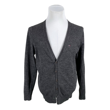 Miesten Tommy Hilfiger - Neuletakki, koko L - Harmaa (2)