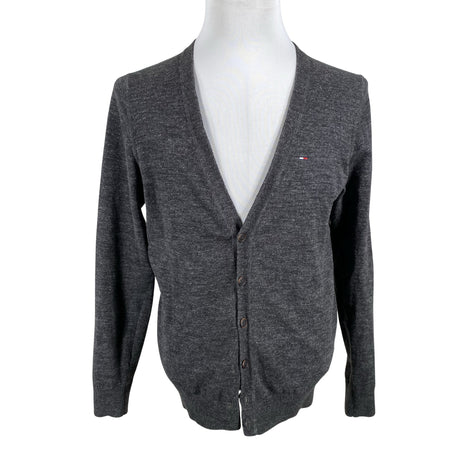 Miesten Tommy Hilfiger - Neuletakki, koko L - Harmaa ()