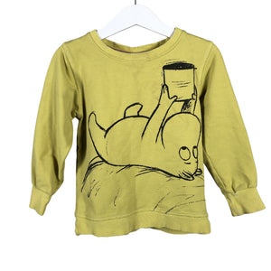 Unisex Martinex - Collegepaita, koko 92 - 98 - Keltainen (1)