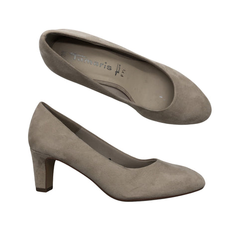 Naisten Tamaris - Korkokengät, koko 38 - Beige (2)