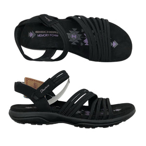 Naisten Skechers - Sandaalit, koko 39 - Musta (1)
