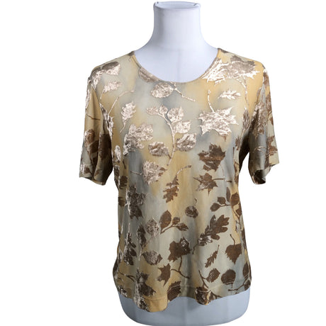 Naisten Voglia - Lyhythihainen pusero, koko 40 - Beige ()