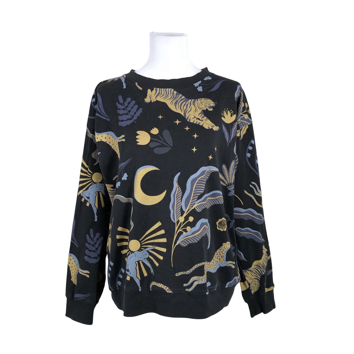Naisten Uhana Design - Trikoopaita, koko 36 - Musta (1)