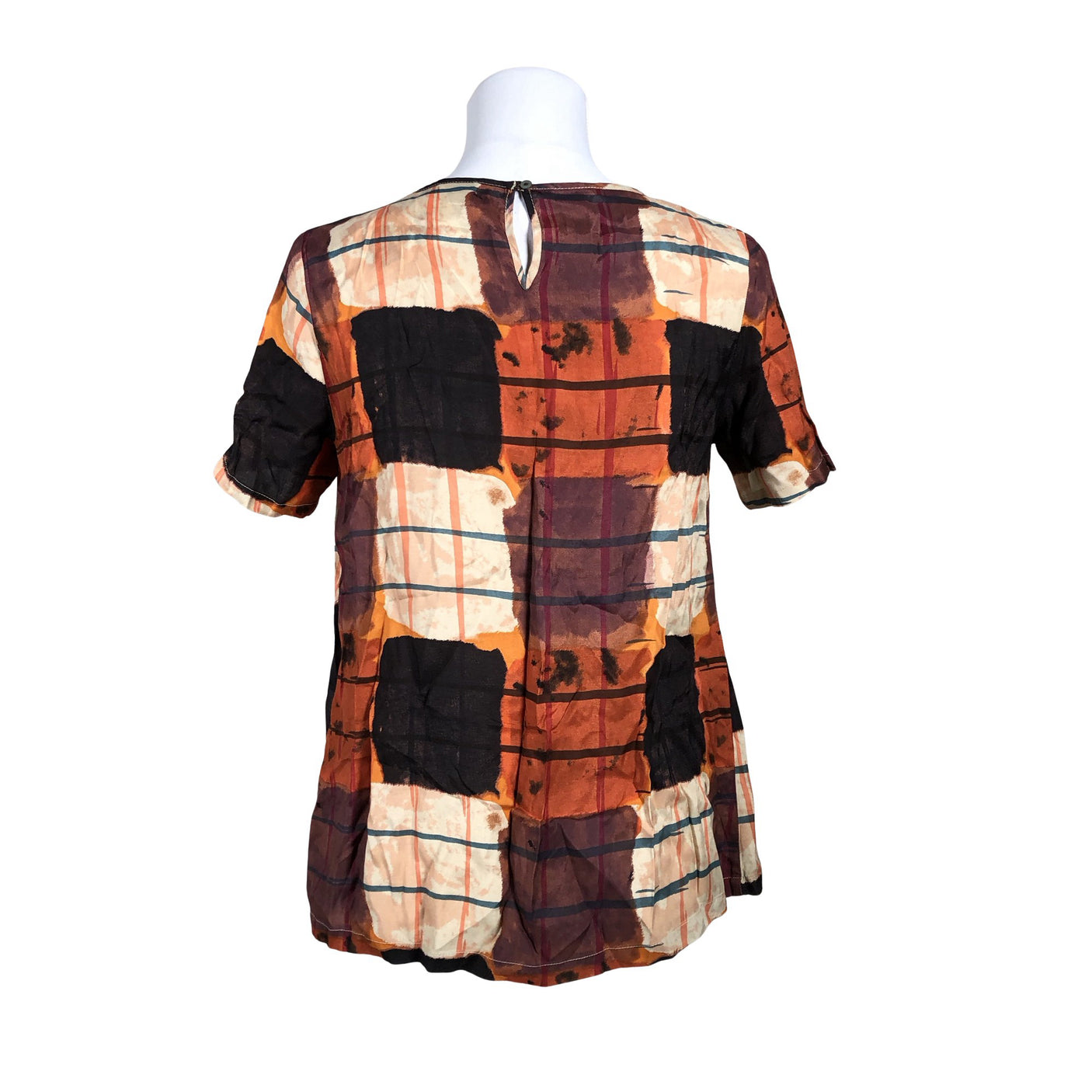 Naisten Esprit - Lyhythihainen pusero, koko 36 - Oranssi (2)